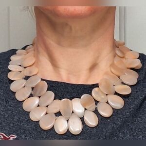 Rose Quartz, Teardrop Choker
